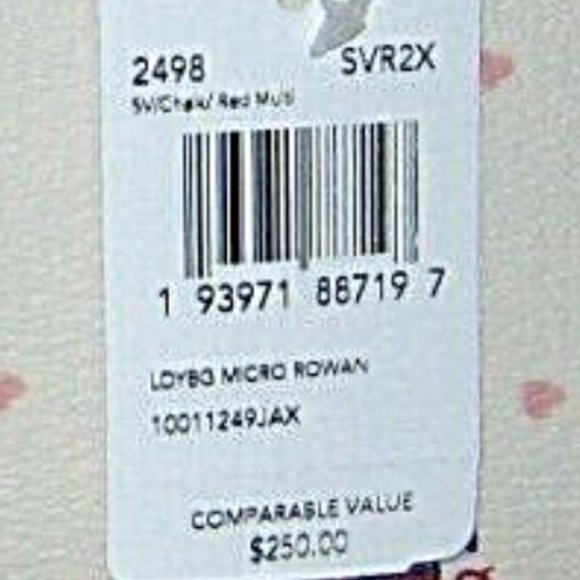 COACH 2 PIECE SET Ladybug Micro Rowan & Bag Charm - Picture 9 of 16